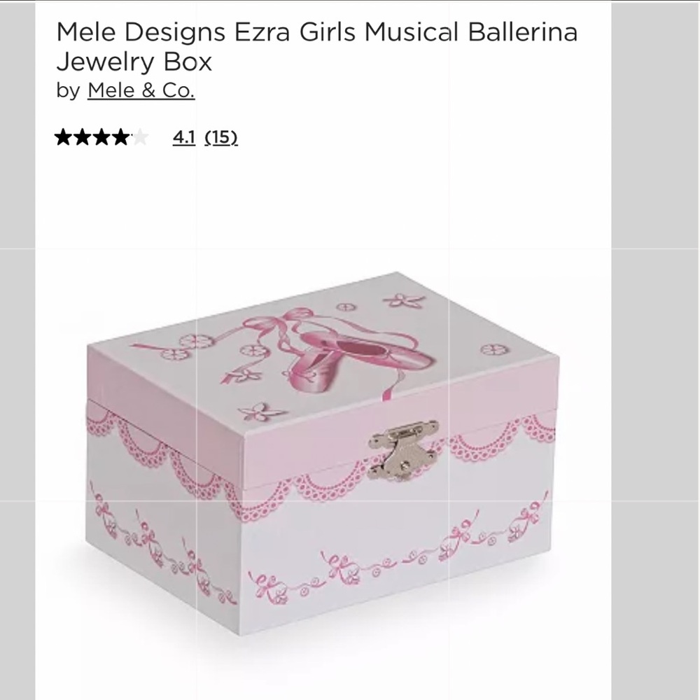 Melé Design Ballerina Jewelry Music Box “Waltz of the Flowers” 🎶🎻🩰